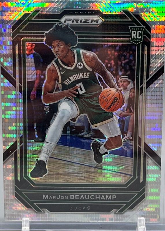 MarJon Beauchamp 2022 Prizm #268 Pulsar Rookie PSA 10