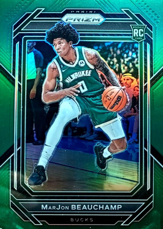 MarJon Beauchamp 2022 Prizm #268 Green Rookie PSA 10