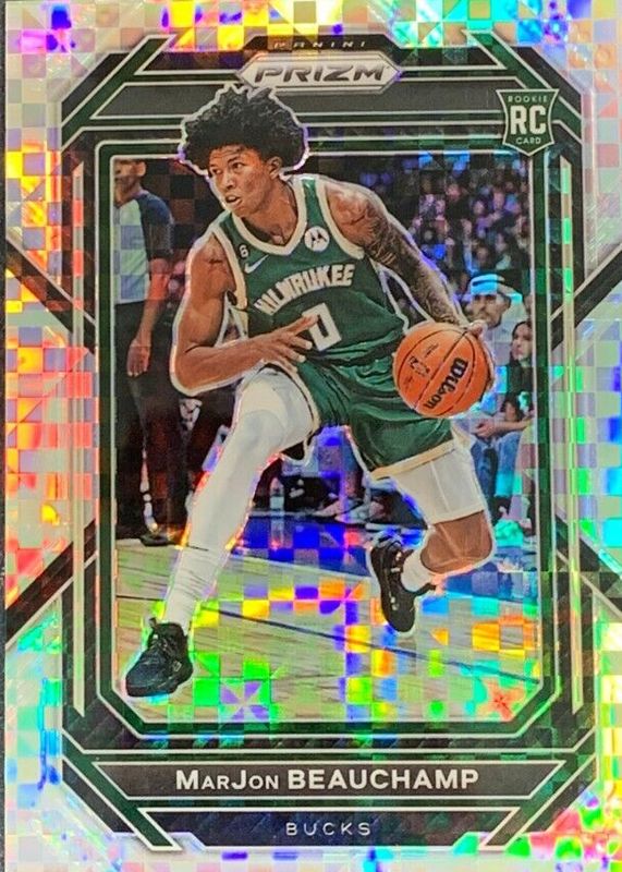 MarJon Beauchamp 2022 Prizm #268 Lucky Envelopes /8 Rookie PSA 10