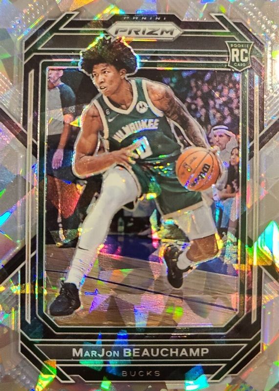 MarJon Beauchamp 2022 Prizm #268 Ice Rookie SGC 10