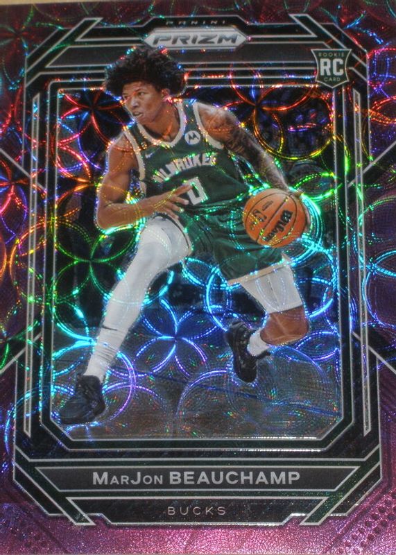 MarJon Beauchamp 2022 Prizm #268 Choice Purple /20 Rookie BGS 9.5