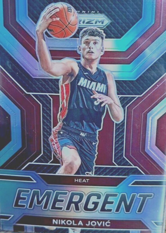 Nikola Jovic 2022 Prizm #17 Emergent - Silver Rookie PSA 10