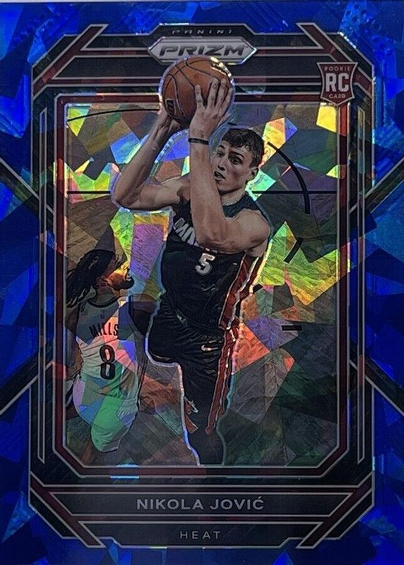 Nikola Jovic 2022 Prizm #236 Blue Ice /125 Rookie PSA 10