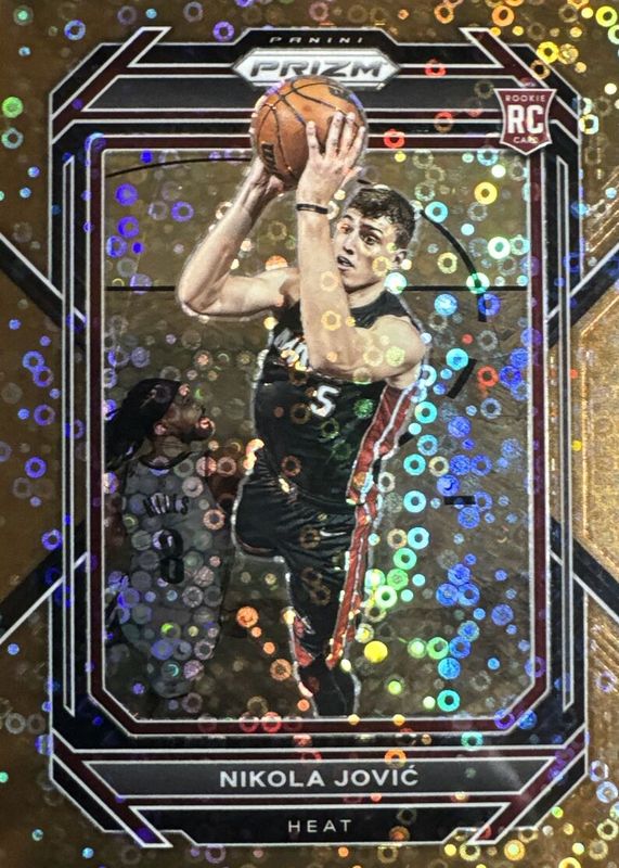 Nikola Jovic 2022 Prizm #236 Fast Break Bronze /20 Rookie PSA 10