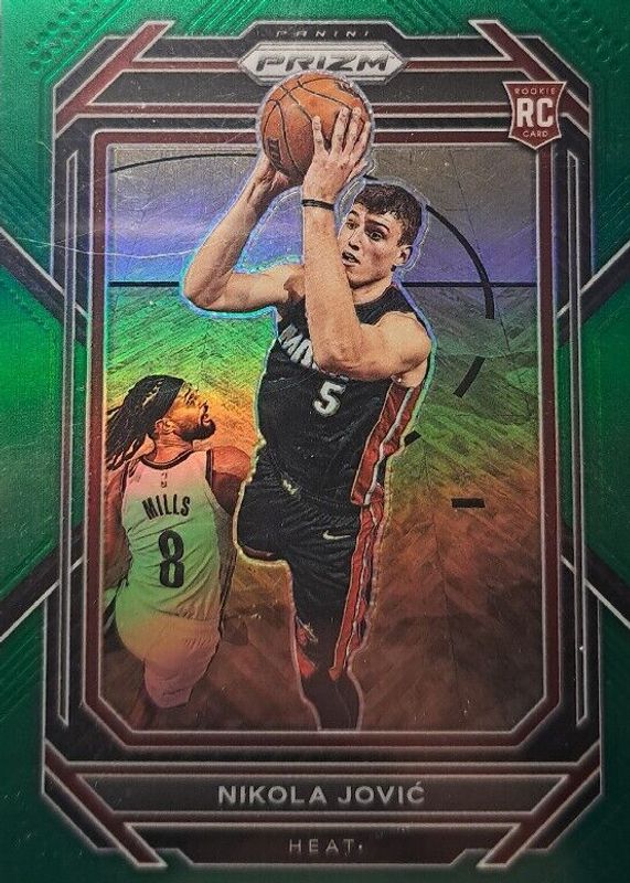 Nikola Jovic 2022 Prizm #236 Green Rookie PSA 10