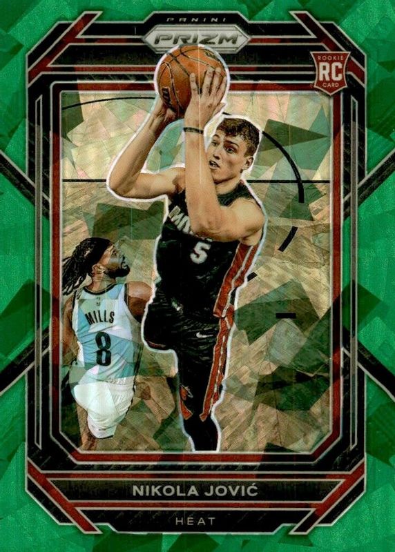 Nikola Jovic 2022 Prizm #236 Green Ice Rookie PSA 10