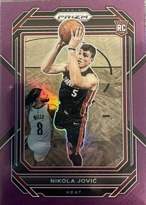 Nikola Jovic 2022 Prizm #236 Purple /99 Rookie SGC 10