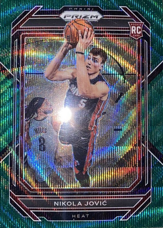 Nikola Jovic 2022 Prizm #236 Green Wave Rookie PSA 9