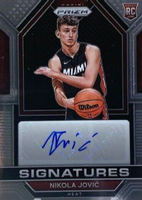 Nikola Jović RC auto silver prizm 2022-23 Panini Prizm Instant Impact SILVER PRIZM RC Rookie