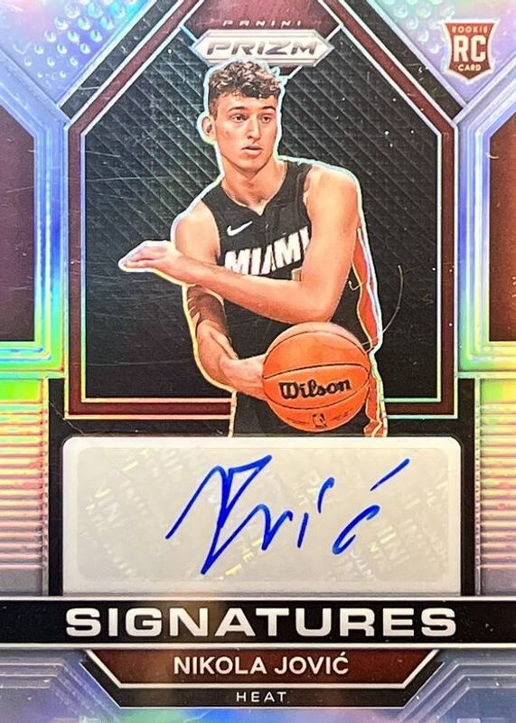 Nikola Jovic 2022 Prizm #RSI-NJV Rookie Signatures - Silver PSA 10