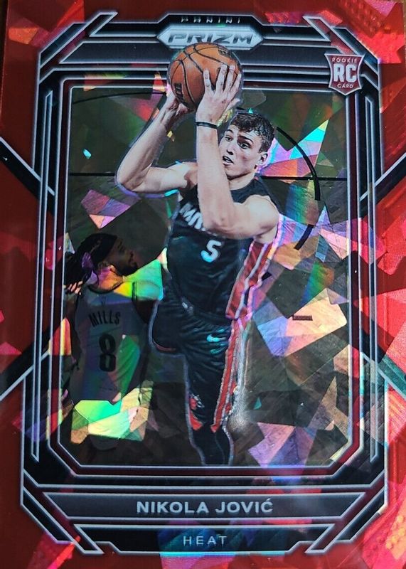 Nikola Jovic 2022 Prizm #236 Red Ice Rookie PSA 10