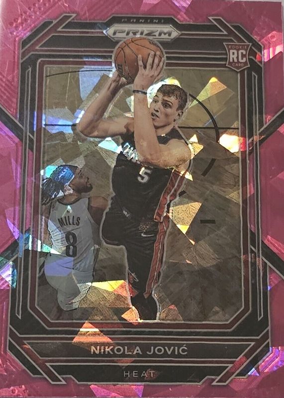 Nikola Jovic 2022 Prizm #236 Pink Ice Rookie PSA 10