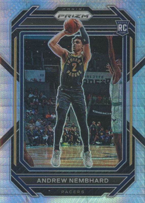 Andrew Nembhard 2022 Prizm #227 Hyper Rookie SGC 10