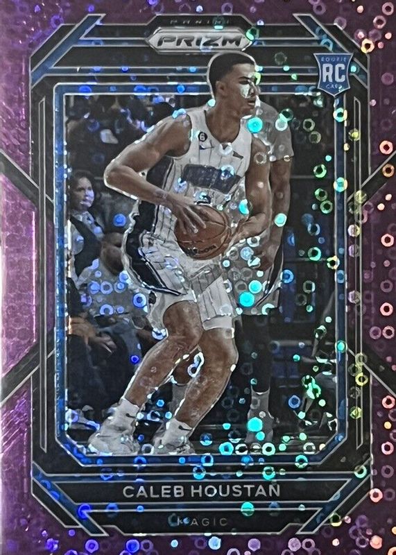 Caleb Houstan 2022 Prizm #269 Fast Break Purple /75 Rookie PSA 10