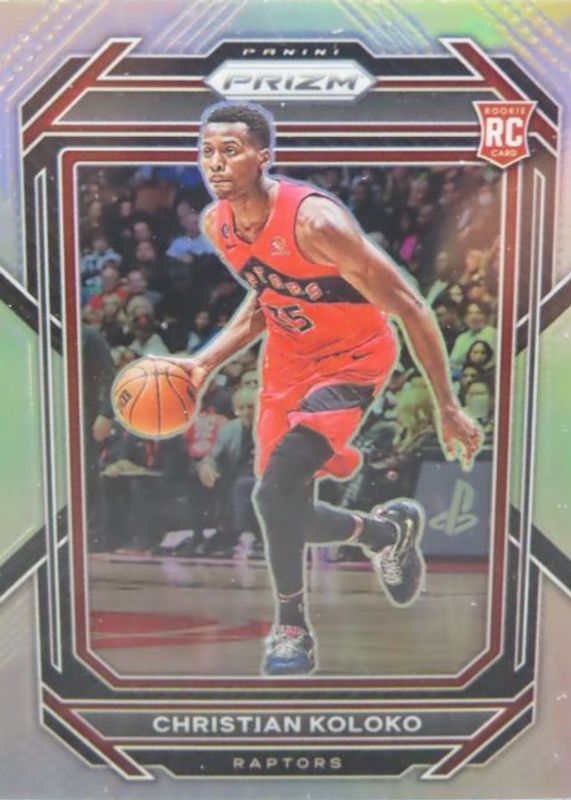 Christian Koloko 2022 Prizm #265 Silver Rookie RAW