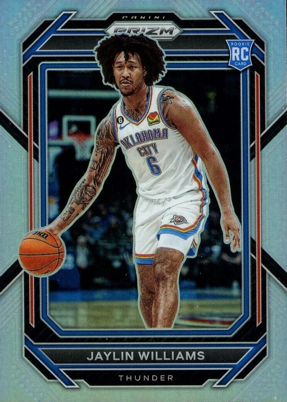 Jaylin Williams 2022 Prizm #247 Silver Rookie BGS 9.5