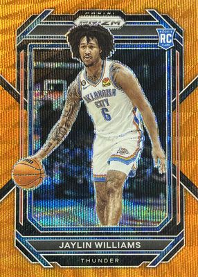 Jaylin Williams 2022 Prizm #SS-JY Sensational Signatures