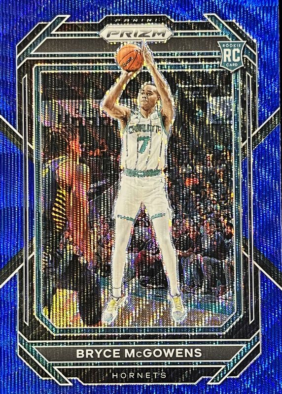 Bryce McGowens 2022 Prizm #222 Blue Wave Rookie PSA 10