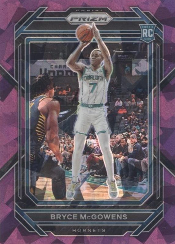 Bryce McGowens 2022 Prizm #222 Purple Ice /149 Rookie PSA 10