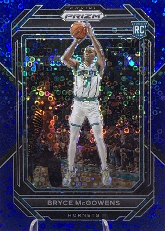 Bryce McGowens 2022 Prizm #222 Fast Break Blue /150 Rookie PSA 10