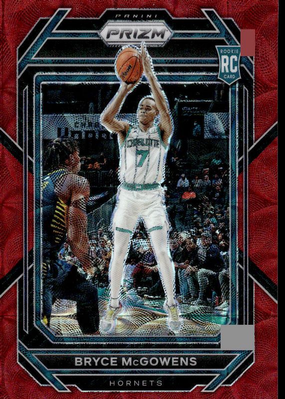 Bryce McGowens 2022 Prizm #222 Choice Red /88 Rookie PSA 10