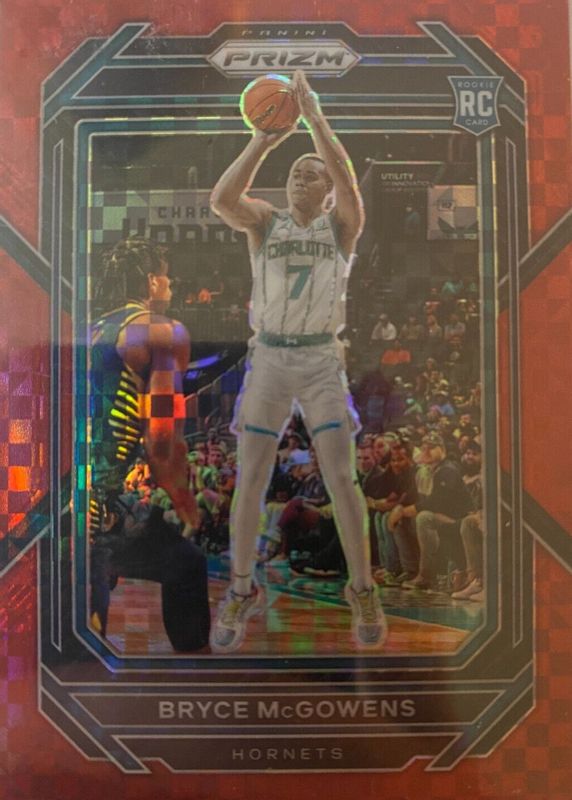 Bryce McGowens 2022 Prizm #222 Red Power /75 Rookie SGC 10