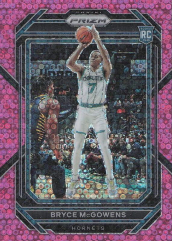 Bryce McGowens 2022 Prizm #222 Fast Break Pink /50 Rookie PSA 10