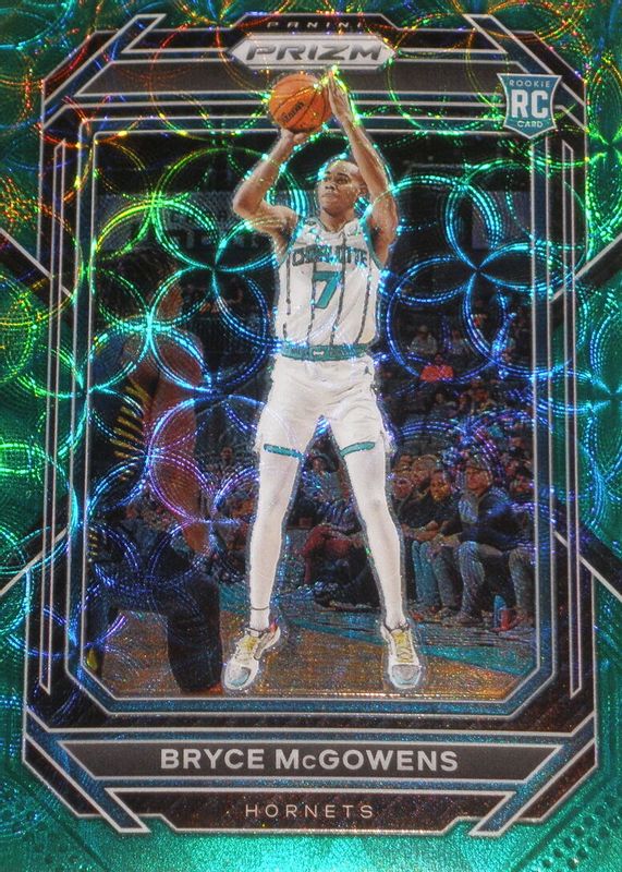 Bryce McGowens 2022 Prizm #222 Choice Green /8 Rookie RAW