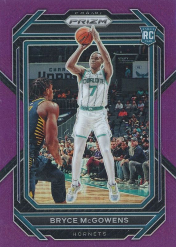 Bryce McGowens 2022 Prizm #222 Purple /99 Rookie RAW