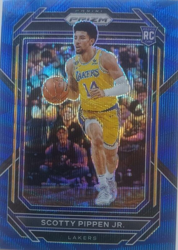 Scotty Pippen Jr. 2022 Prizm #232 Blue Wave Rookie RAW