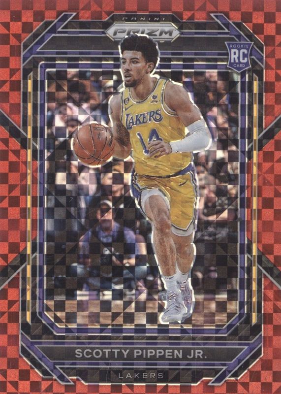 Scotty Pippen Jr. 2022 Prizm #232 Red Power /75 Rookie RAW