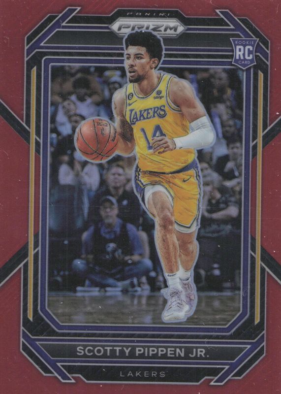 Scotty Pippen Jr. 2022 Prizm #232 Red /299 Rookie SGC 10