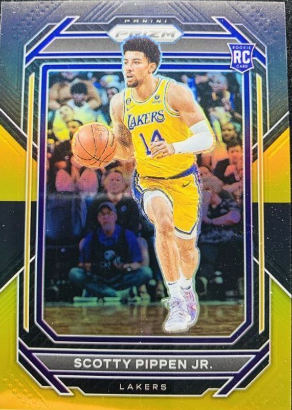 Scotty Pippen Jr. 2022 Prizm #232 Black Gold /5 Rookie RAW