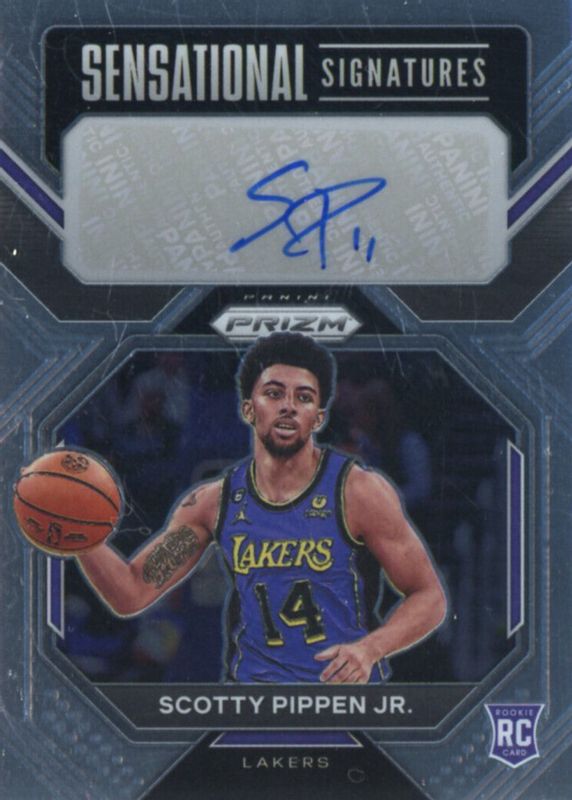 Scotty Pippen Jr. 2022 Prizm #SS-SP Sensational Signatures Rookie PSA 10