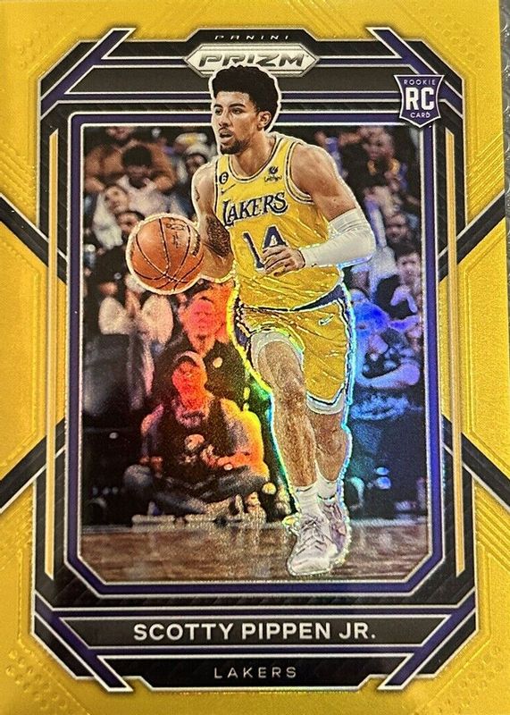 Scotty Pippen Jr. 2022 Prizm #232 Gold /10 Rookie SGC 10