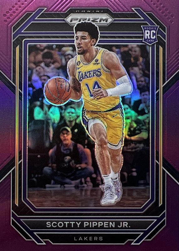 Scotty Pippen Jr. 2022 Prizm #232 Purple /99 Rookie PSA 10