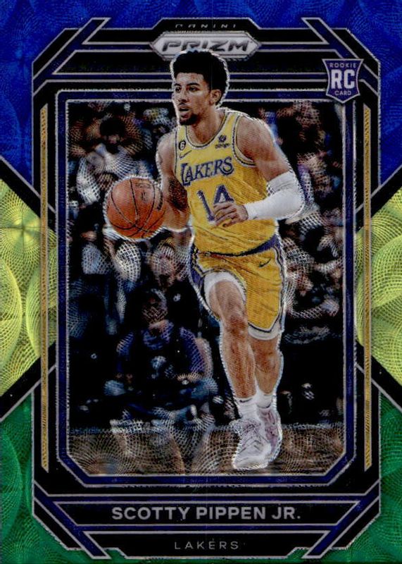 2022 Prizm #232 Choice Blue Yellow Green