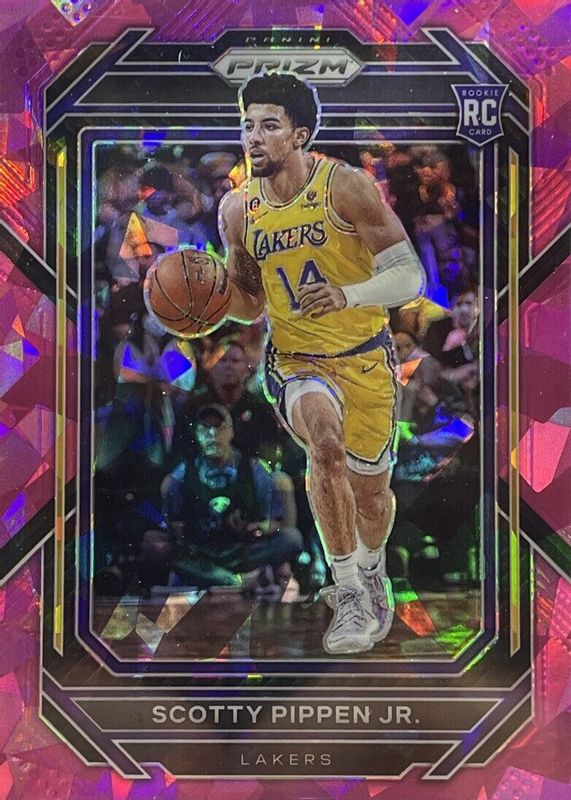 Scotty Pippen Jr. 2022 Prizm #232 Pink Ice Rookie PSA 10