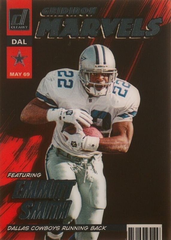 2022 Clearly Donruss #GM-4 Gridiron Marvels /(SSP)