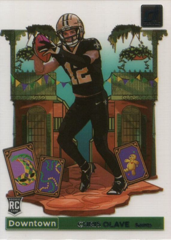 Chris Olave 2022 Clearly Donruss #DT-CO Downtown Rookie SGC 10