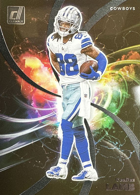 CeeDee Lamb 2022 Clearly Donruss #NM-14 Night Moves /(SSP) RAW