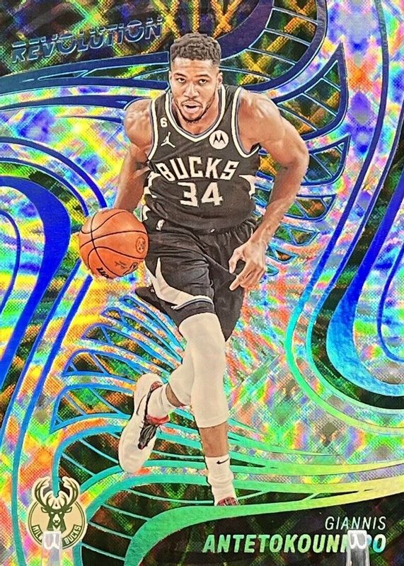 Giannis Antetokounmpo 2022 Revolution #73 Future Frame /60 RAW