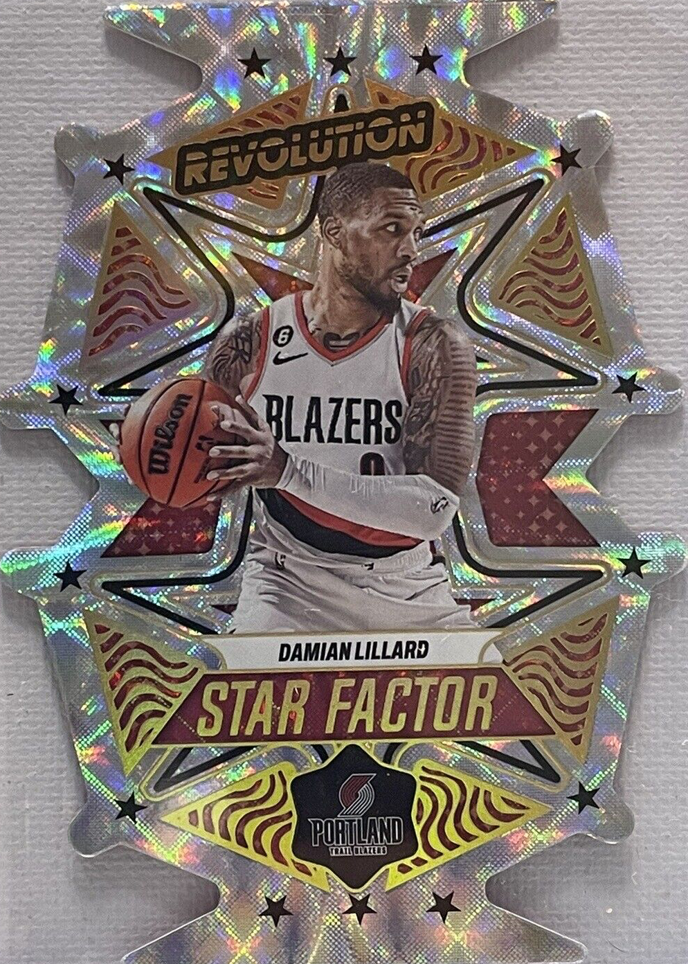 Damian Lillard 2022 Revolution #20 Star Factor /(SSP) Price