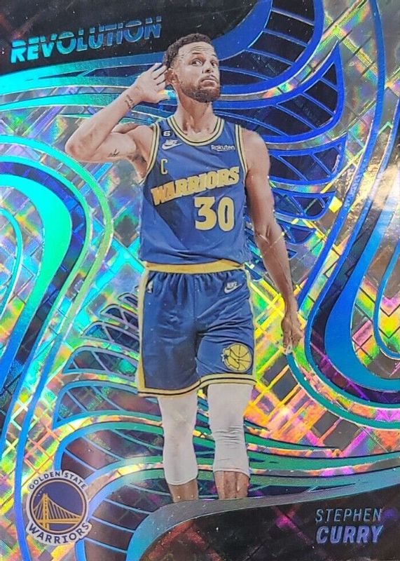 Stephen Curry 2022 Revolution #32 Cosmic /99 RAW