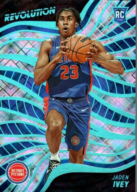 Jaden Ivey 2022 Revolution #106 Cosmic /99 Rookie PSA 9