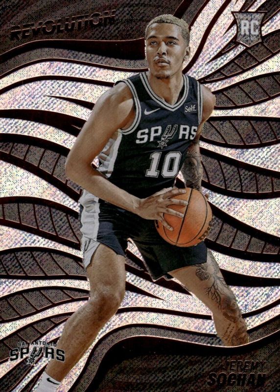 Jeremy Sochan 2022 Revolution #143 Base Rookie RAW