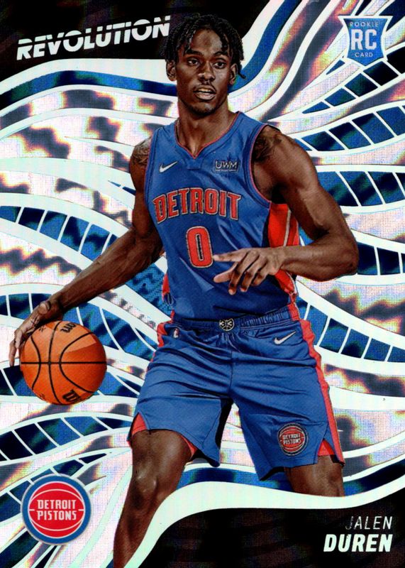 Jalen Duren 2022 Revolution #150 Asia Holo Silver /75 Rookie RAW