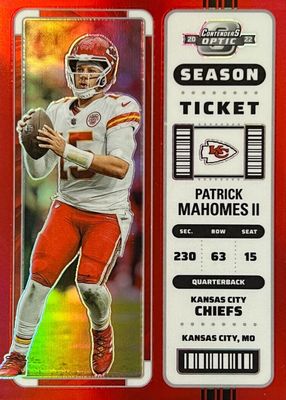 2022 Contenders Optic #34 Red /175