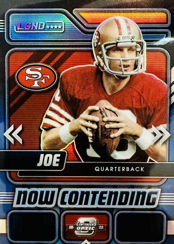 Joe Montana 2022 Contenders Optic #NC-34 Now Contending /(SSP) PSA 10