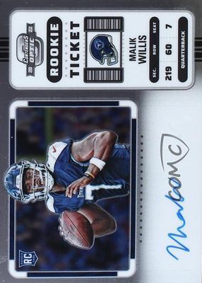 2022 Contenders Optic #129 Rookie Ticket Auto Variation